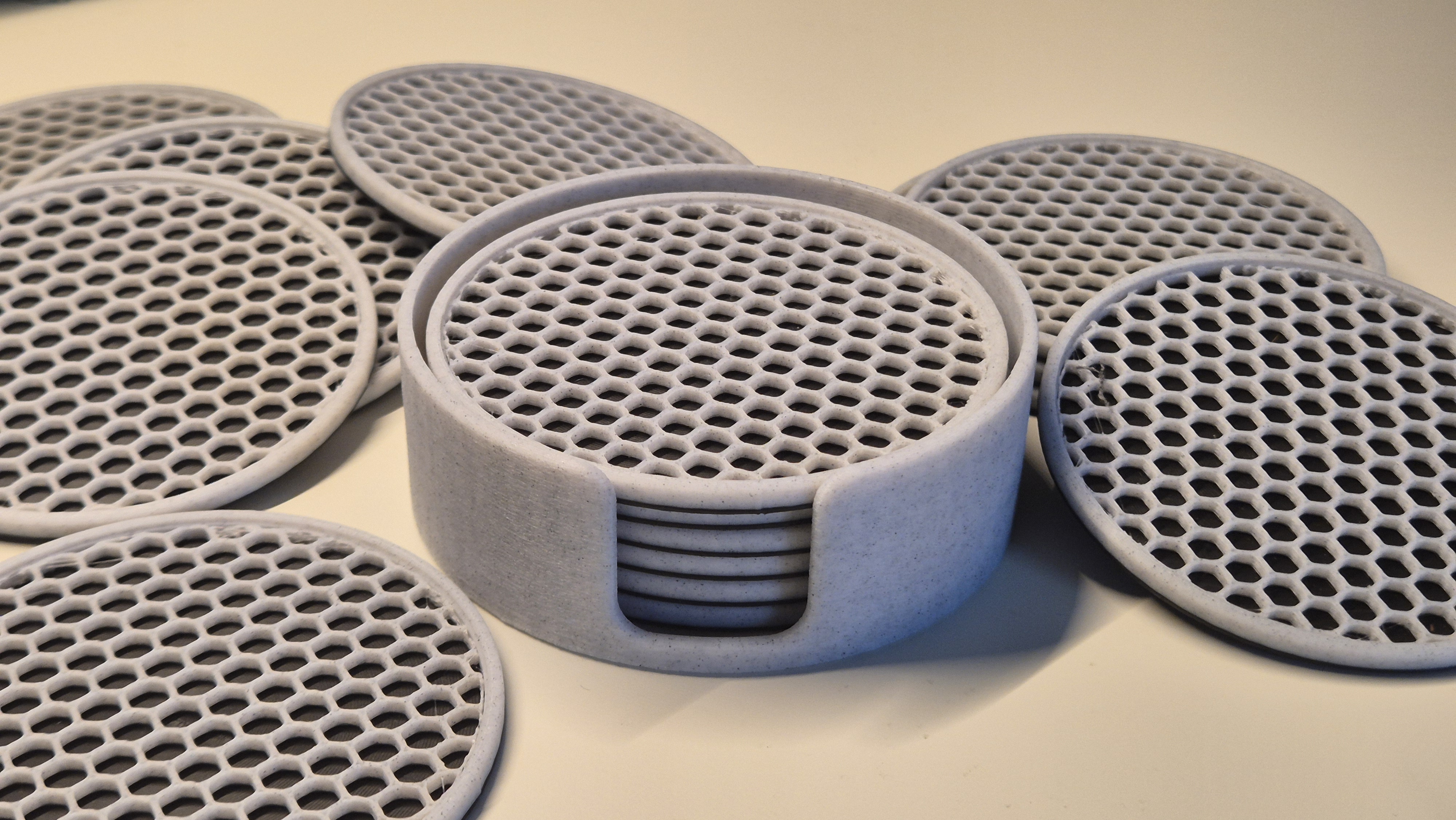 Coaster Set with Case